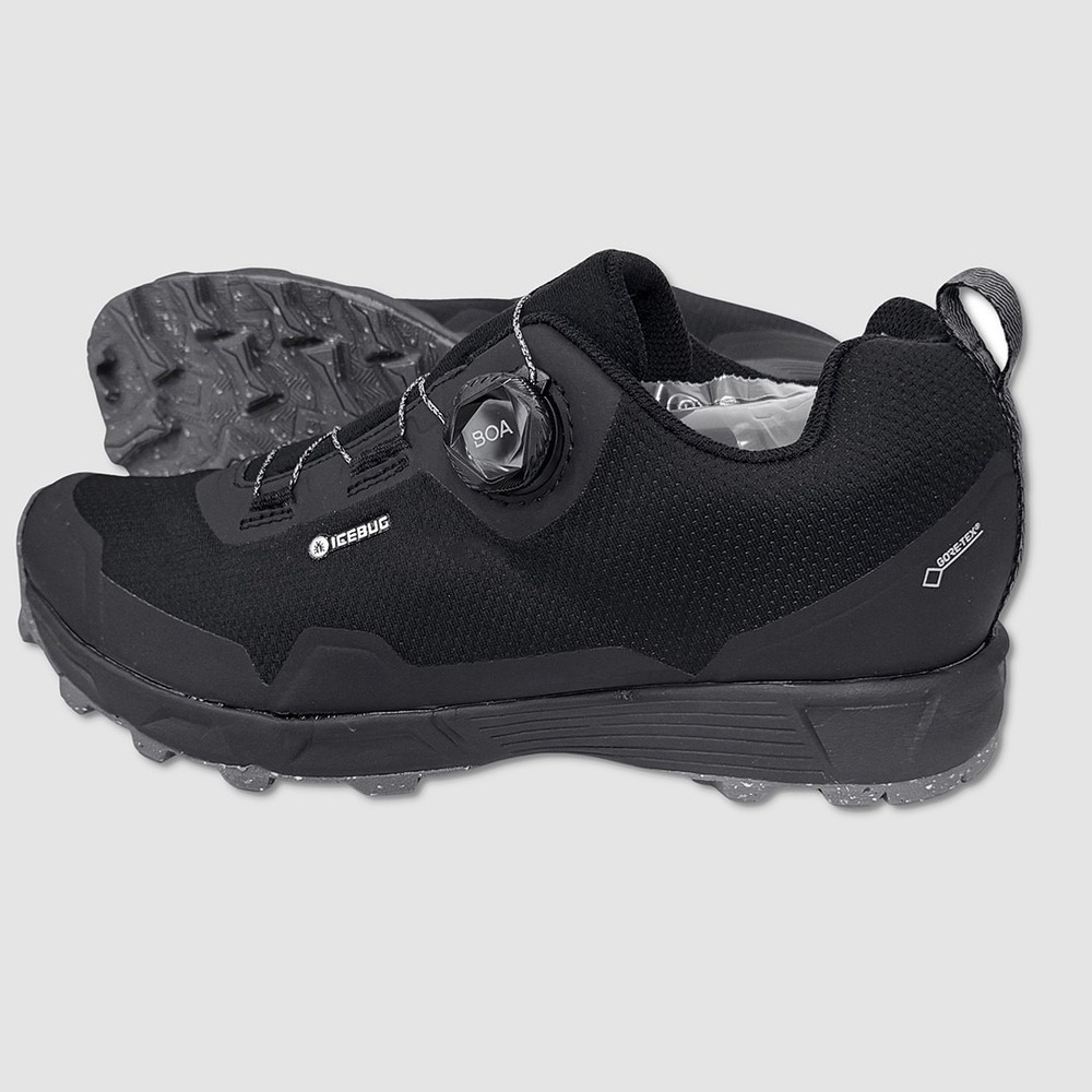 Icebug Rover RB9X GTX Shoes w/BOA - NEW Mens‎ Size 8.5 Black / Grey - #49282-CL1